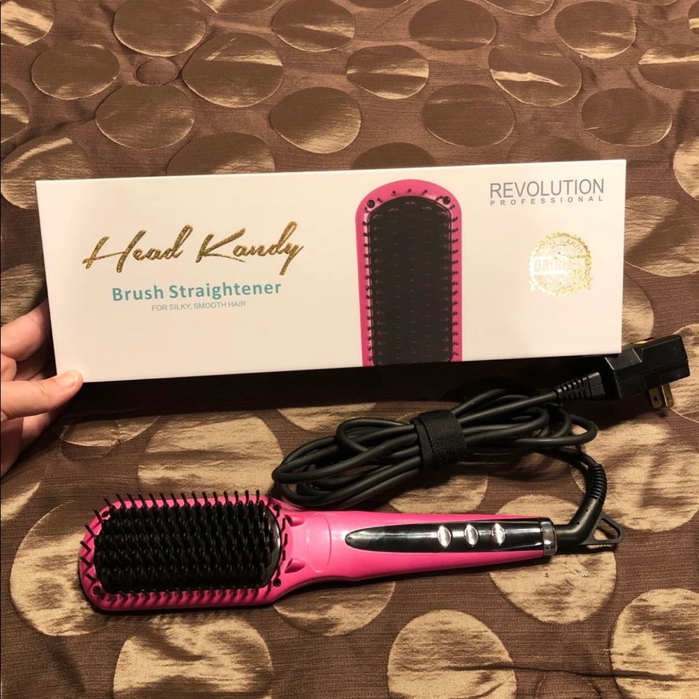 Head kandy 2.0 hair straightener brush